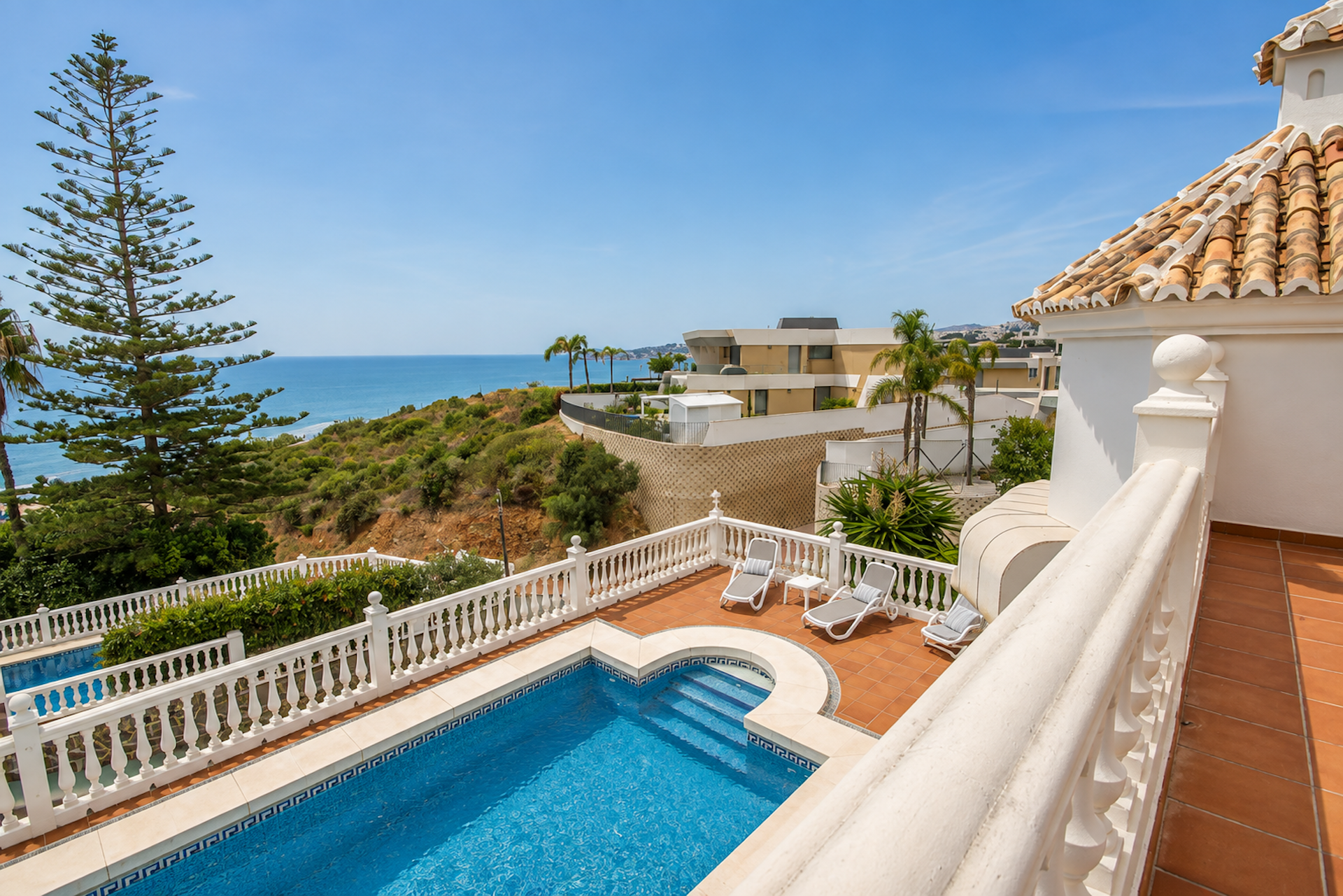 Spacious Detached Villa with Spectacular Sea Views in El Chaparral, Mijas Costa
